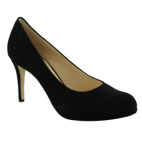 Hogl suede platform shoe